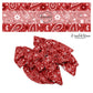  These patriotic bow strips with white, red, and dark red bandana pattern are great for personal use or to sell.