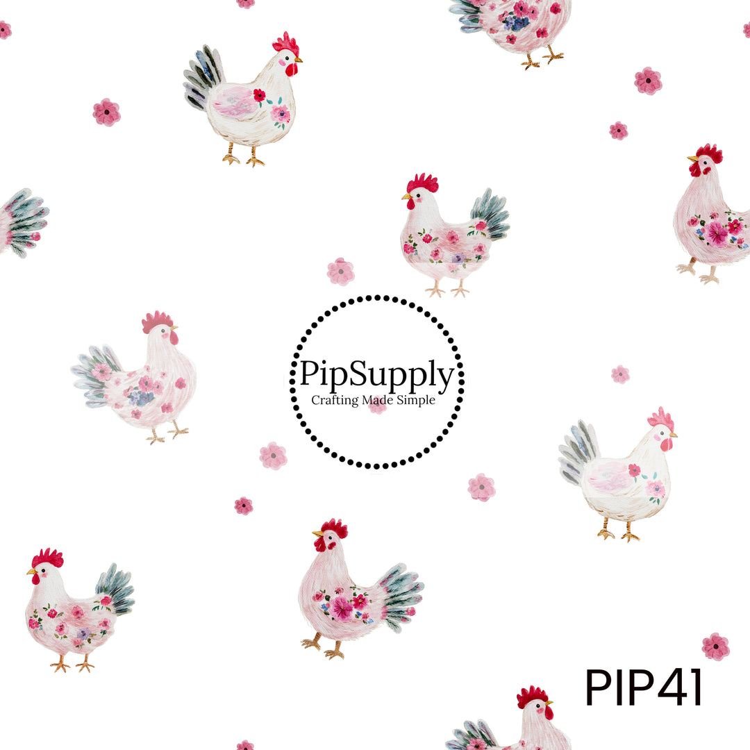 PIP41 - Cottage Bloom Chickens