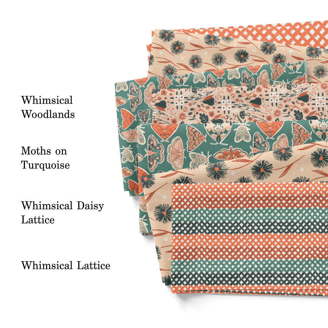 Whimsical Daisy Waves Fabric By The Yard