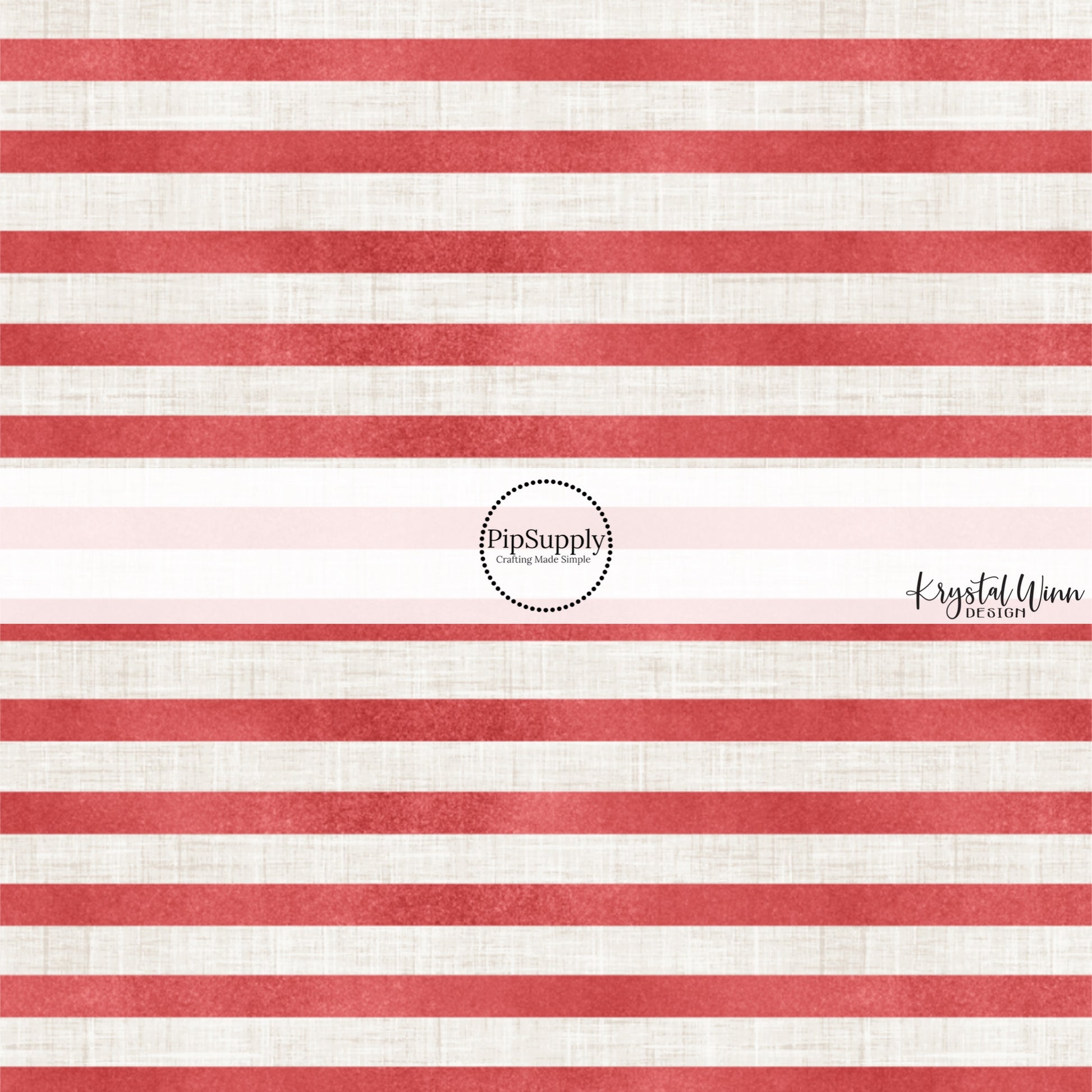 This 4th of July fabric by the yard features patriotic cream and red stripes. This fun patriotic themed fabric can be used for all your sewing and crafting needs!