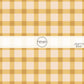 This summer fabric by the yard features summer haze yellow and cream plaid pattern. This fun summer themed fabric can be used for all your sewing and crafting needs!