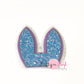 NEW GLITTER Bunny Ears Felt Cut Out Applique - Pretty in Pink Supply