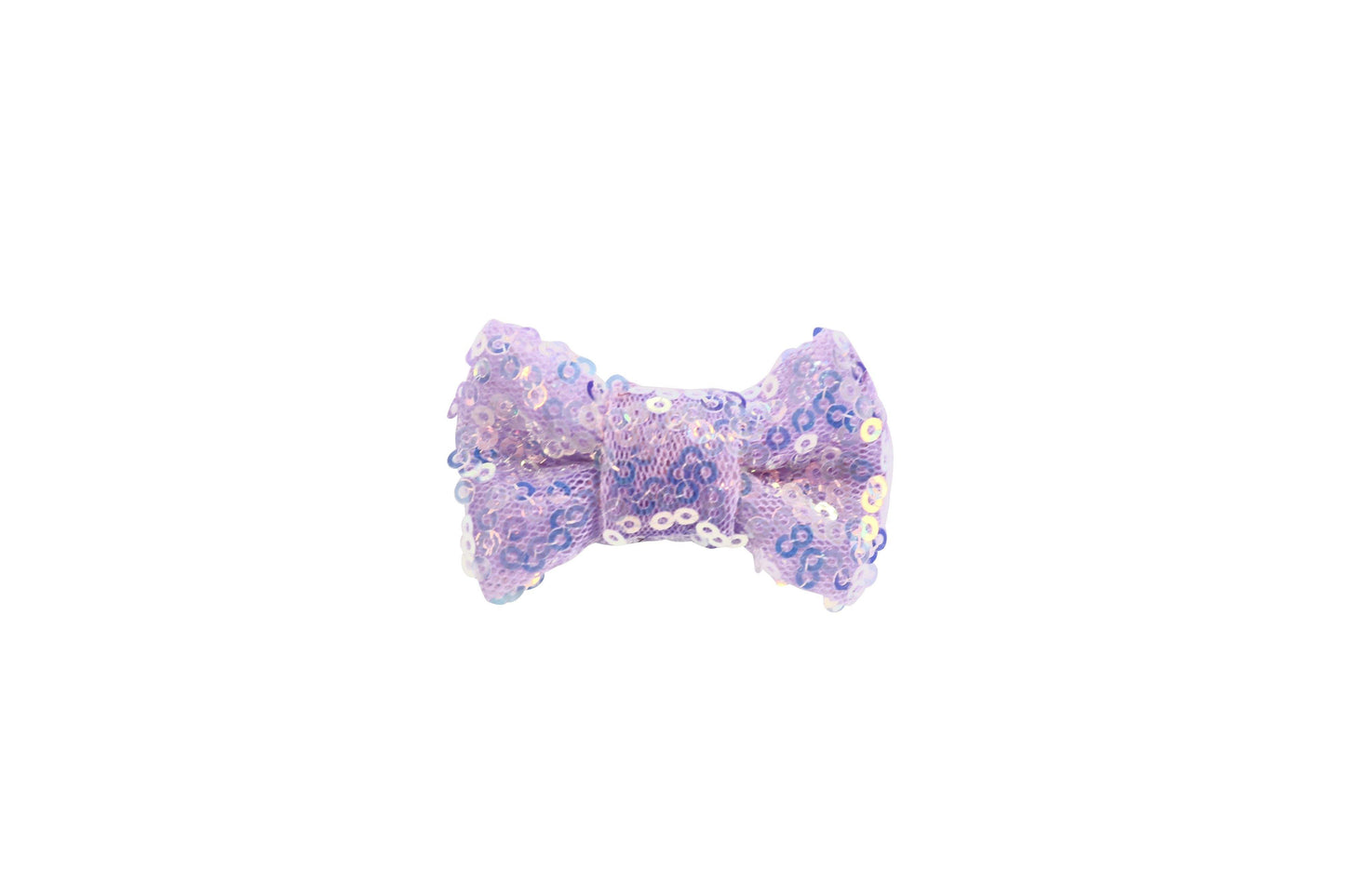 2" IRIDESCENT Small Sequin Bow - Pretty in Pink Supply