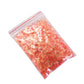 Orange Iridescent Flake Loose Glitter - Pretty in Pink Supply