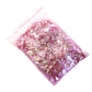 Raspberry Iridescent Flake Loose Glitter - Pretty in Pink Supply