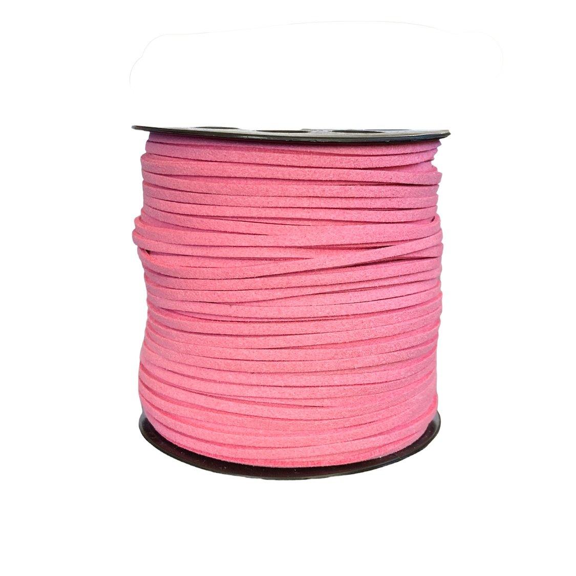 NEW SOLID Faux SUEDE Cord 2.7 mm - Pretty in Pink Supply