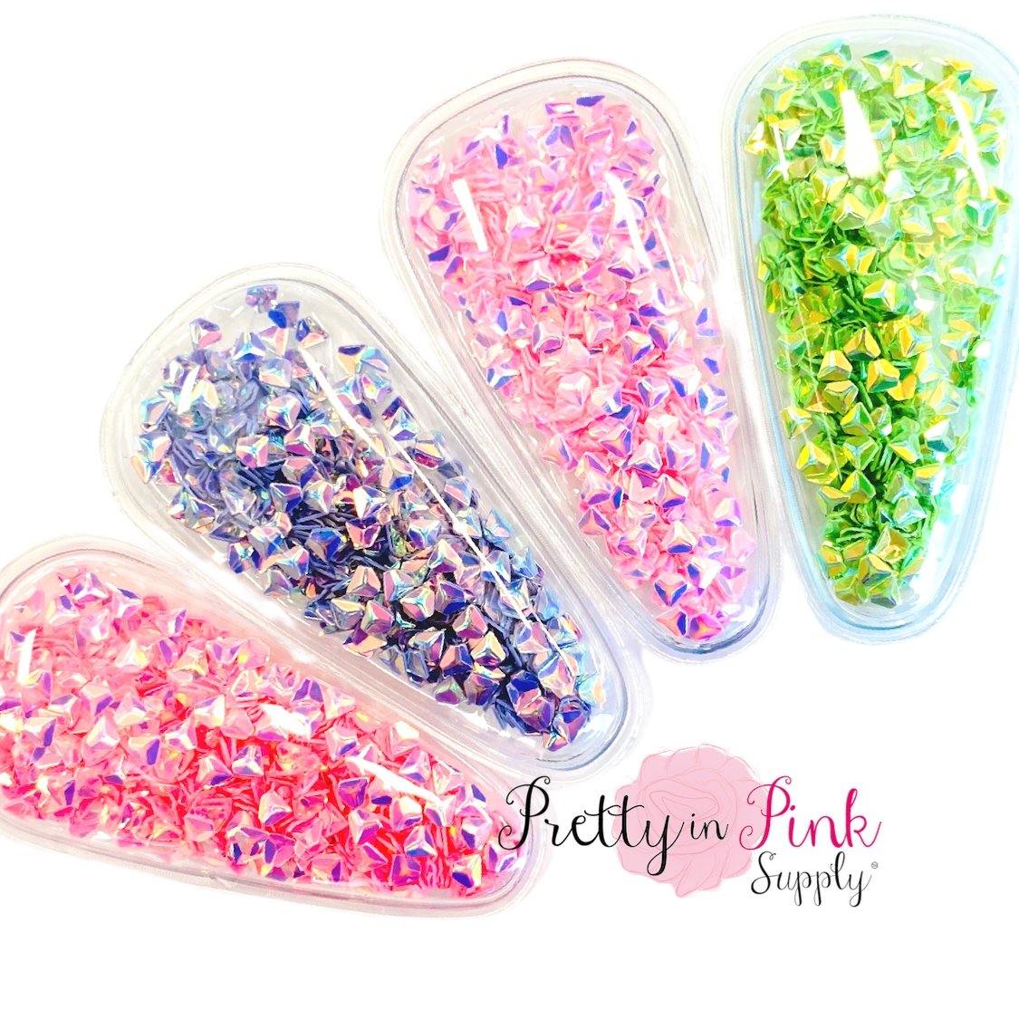 Diamond Inflated Snap Clip Covers - Pretty in Pink Supply