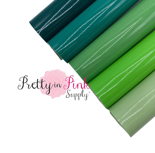 GREENS Glossy Fabric Sheets - Pretty in Pink Supply