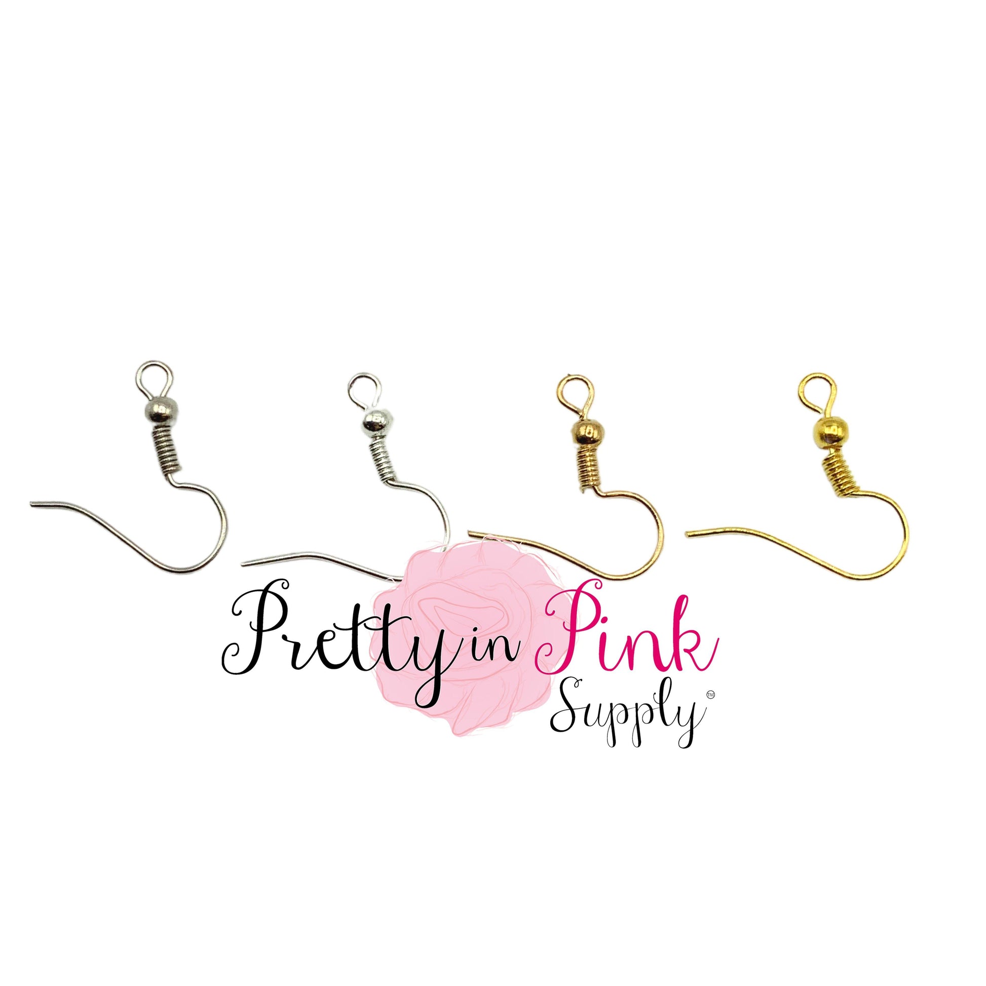 Fish Hook Earrings - Pretty in Pink Supply