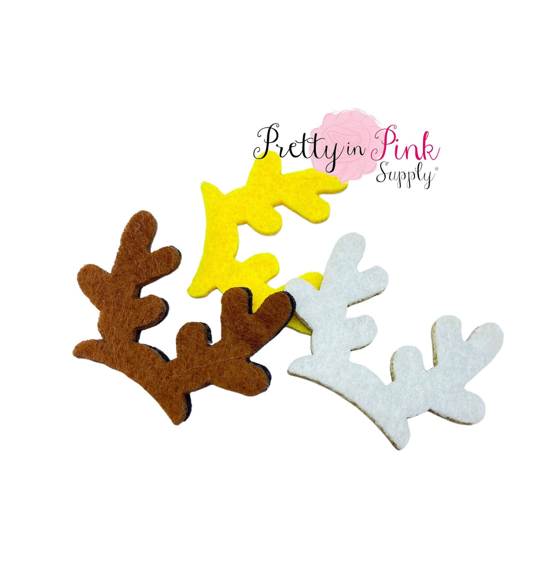 MINI Reindeer Antlers 1.5" - Pretty in Pink Supply