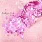 Pink Bunny Sequin Confetti | .5 oz. Loose Glitter - Pretty in Pink Supply