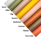 Autumn Harvest Solid Smooth | Faux Leather Fabric Sheets