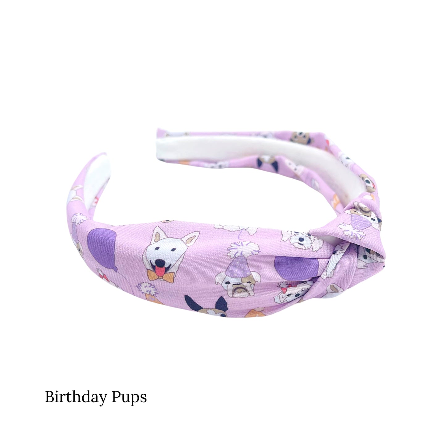 Pups and Daisies | Hey Cute Design | Knotted Headbands