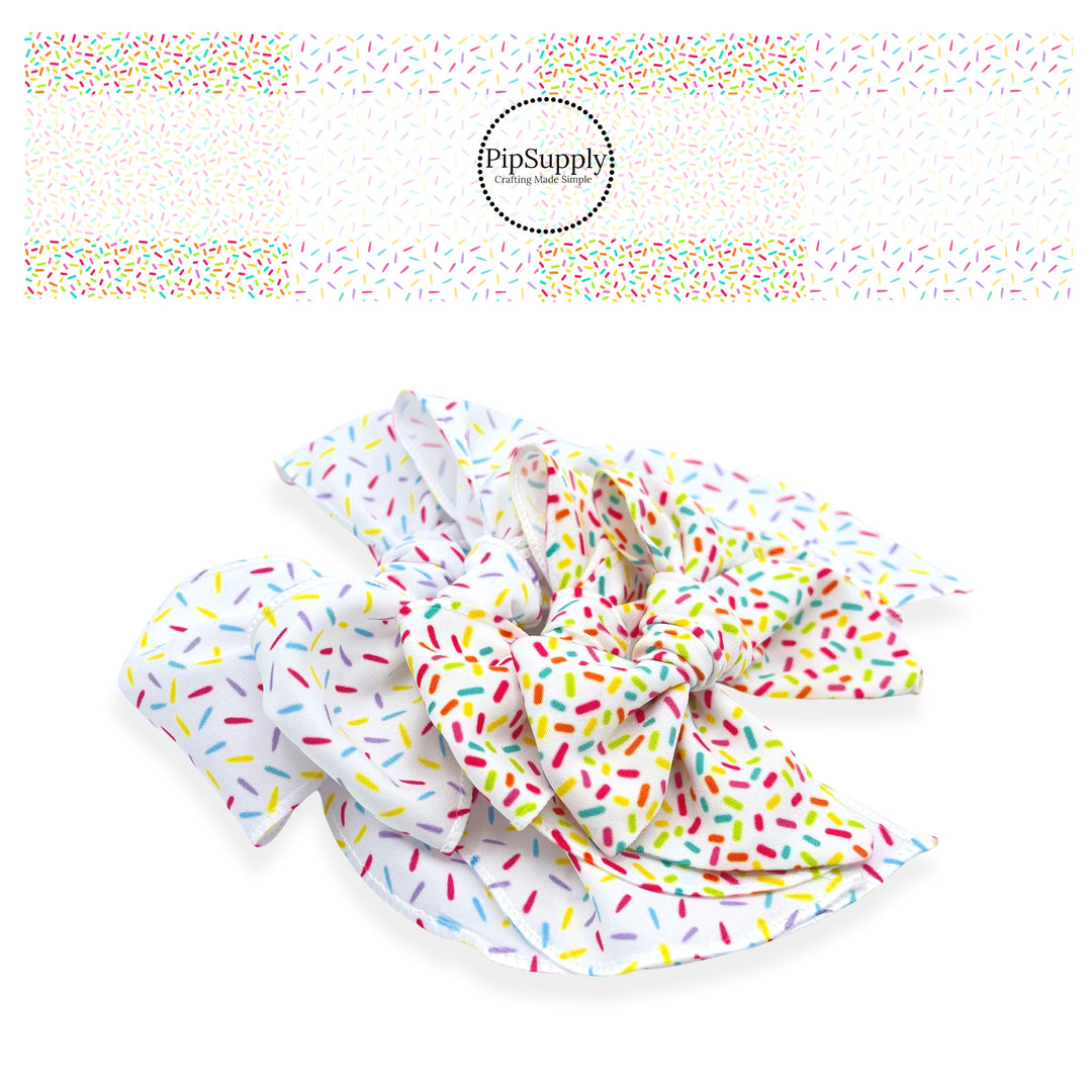 Sprinkles | Hair Bow Strips