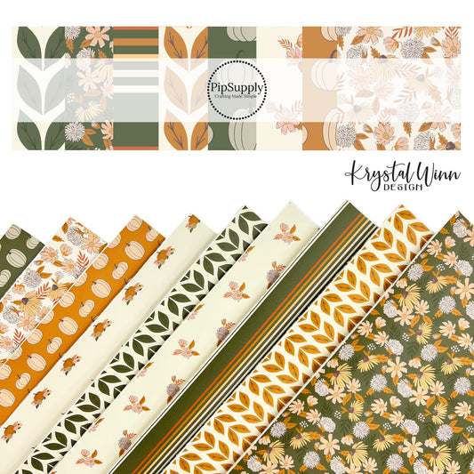 Autumn Joy | Krystal Winn | Faux Leather Sheets