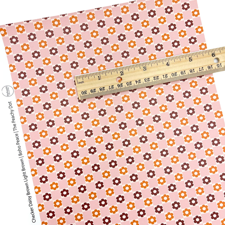 Boho Peace | The Peachy Dot | Faux Leather Sheets