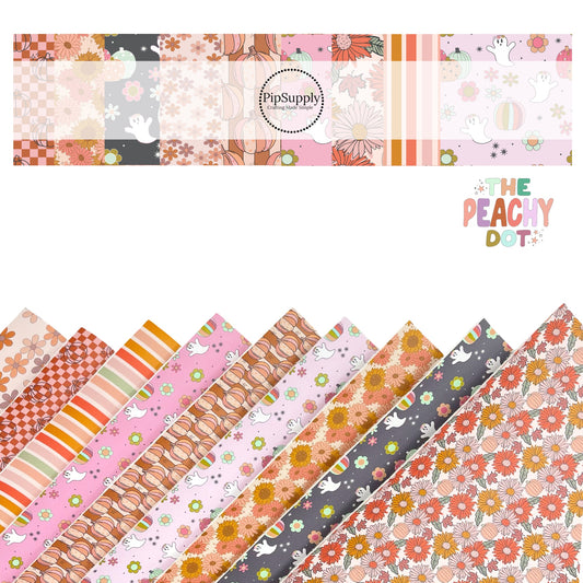 Vintage Trick Or Treat #2 | The Peachy Dot | Faux Leather Sheets