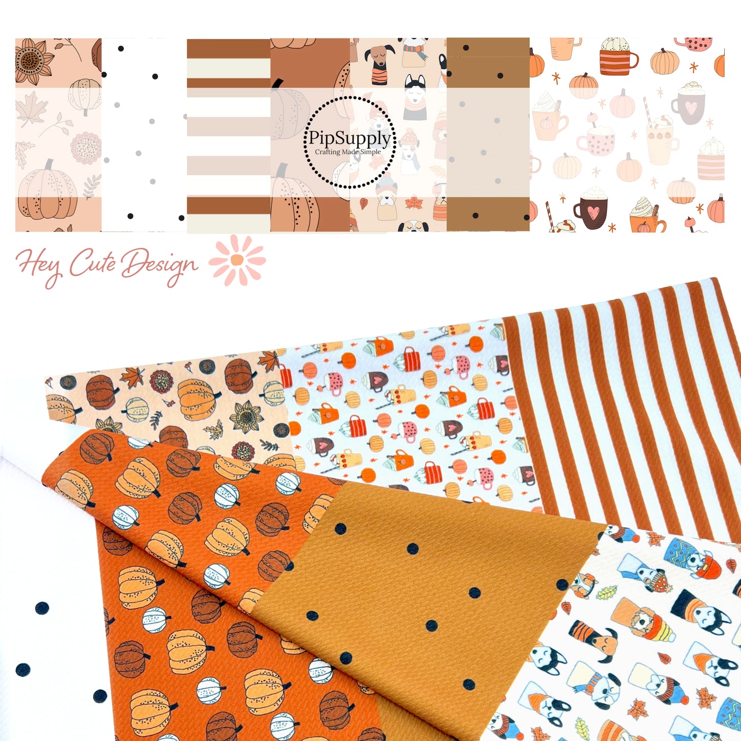 Fall Festival Strip Collection | Hey Cute Designs | Liverpool Bullet Fabric