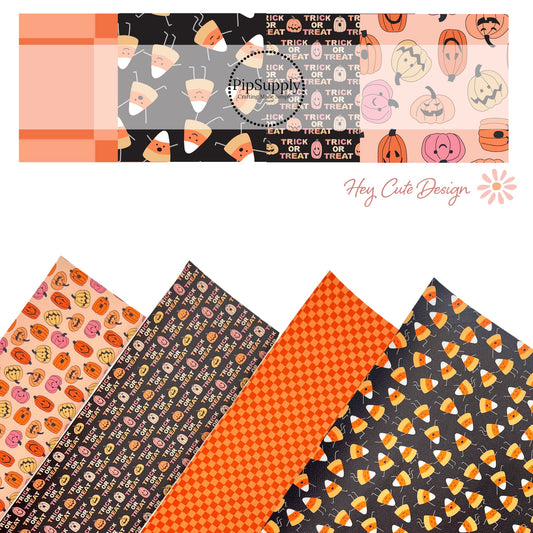 Trick or Treat | Hey Cute Design | Faux Leather