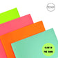 Glow in the Dark Solid Neon Faux Leather Sheets