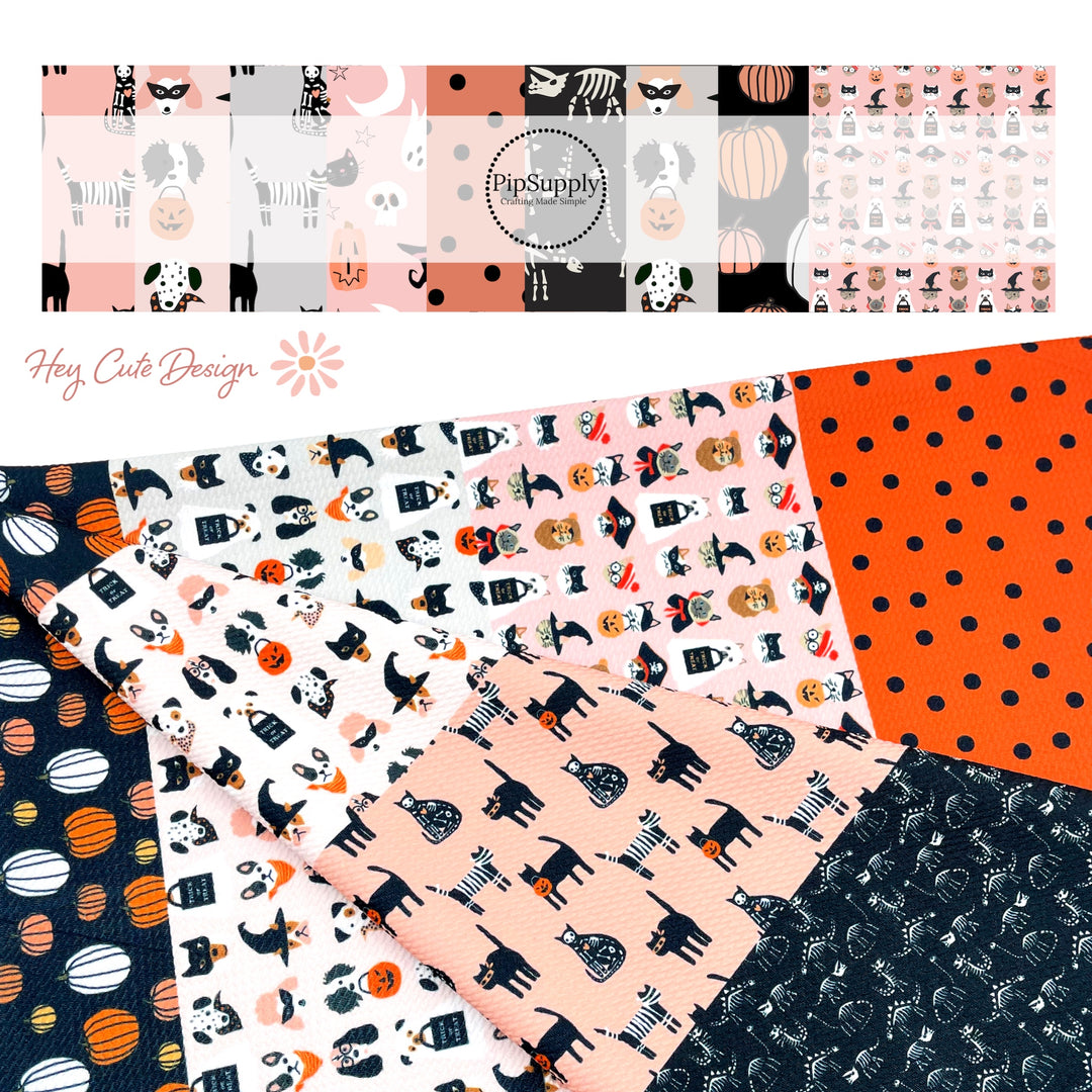 Halloween Fun #1 Strip Collection | Hey Cute Design | Liverpool Bullet Fabric