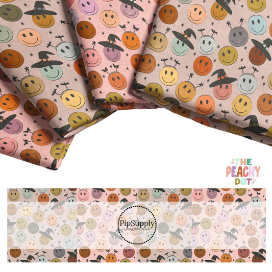 Halloween Smileys | The Peachy Dot | Fabric By The Yard