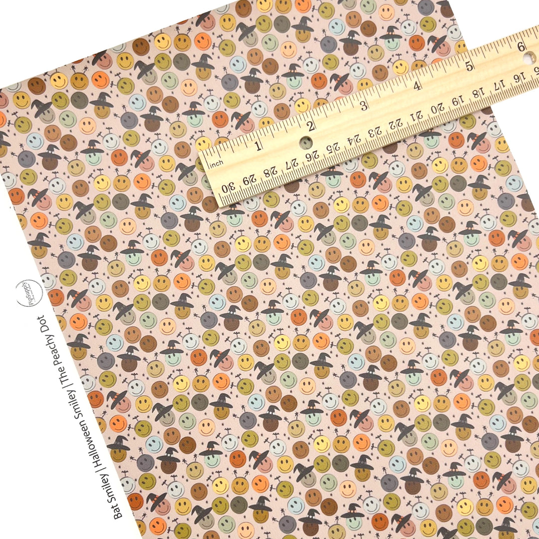 Halloween Smileys | The Peachy Dot | Faux Leather