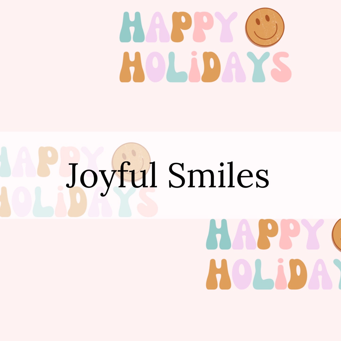 Happy Holidays | ILY Pattern Shoppe | Bow Strips