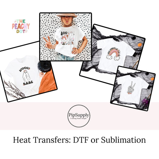 Spooky Babe Halloween Sublimation and DTF Iron on Transfers