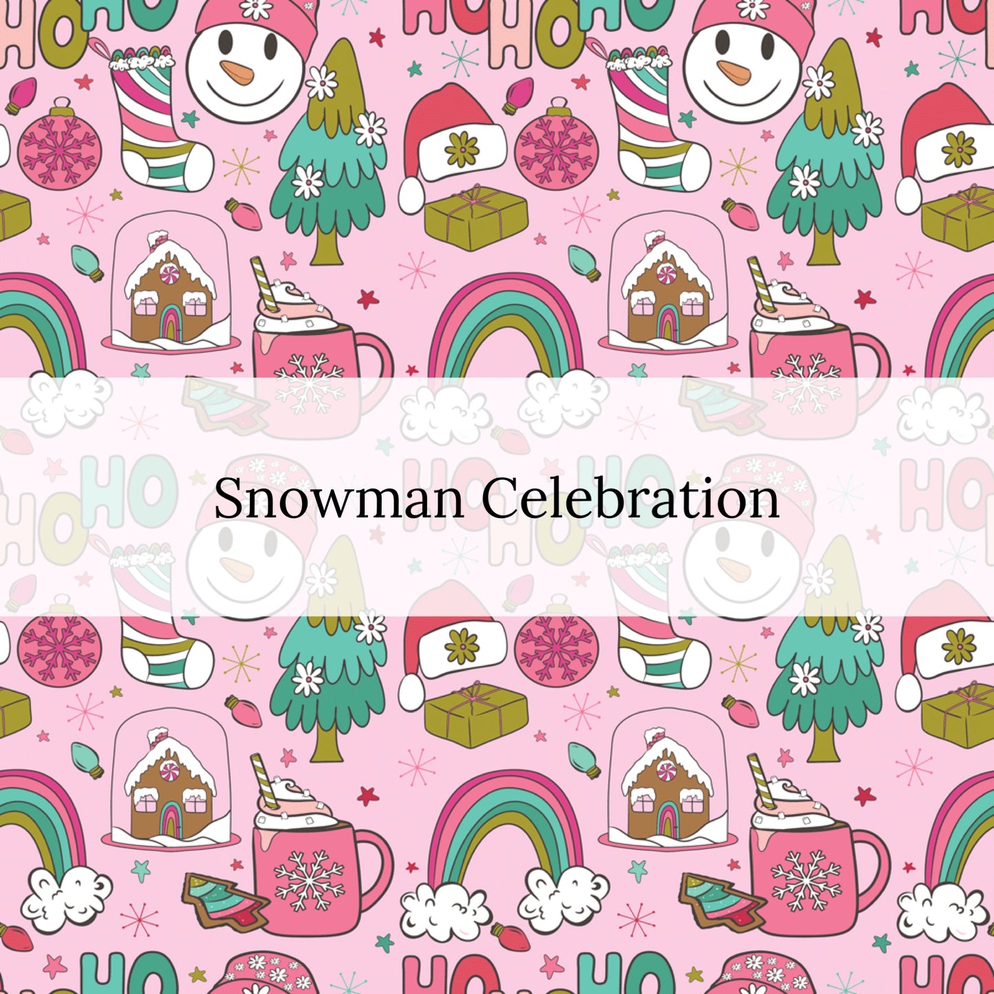 Holiday Blanket Personalized | The Peachy Dot | Snowman Celebration