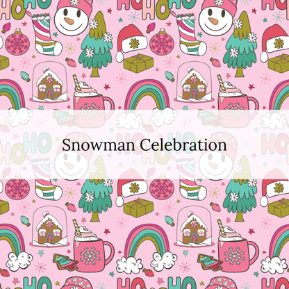Holiday Blanket Personalized | The Peachy Dot | Snowman Celebration
