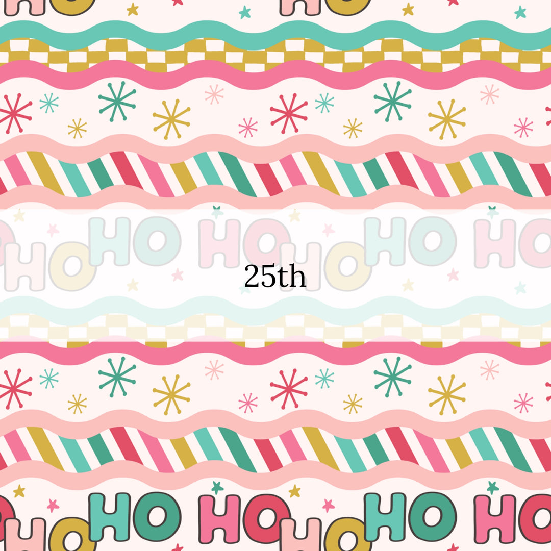 HO HO HO Individual Strip Collection | The Peachy Dot | Liverpool Bullet Fabric