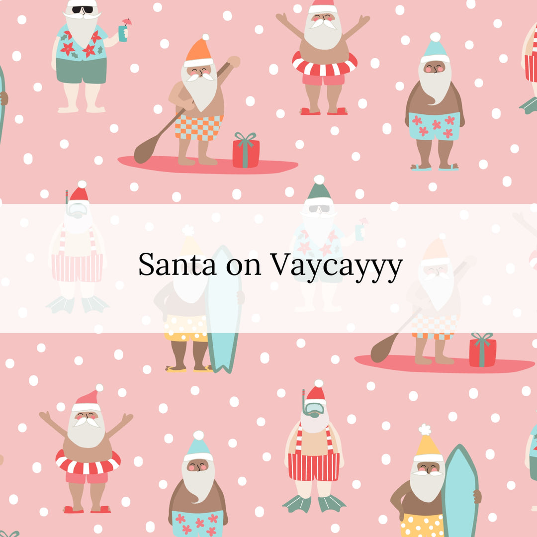 Surfin Santa Individual Strip Collection | Hey Cute Design | Liverpool Bullet Fabric