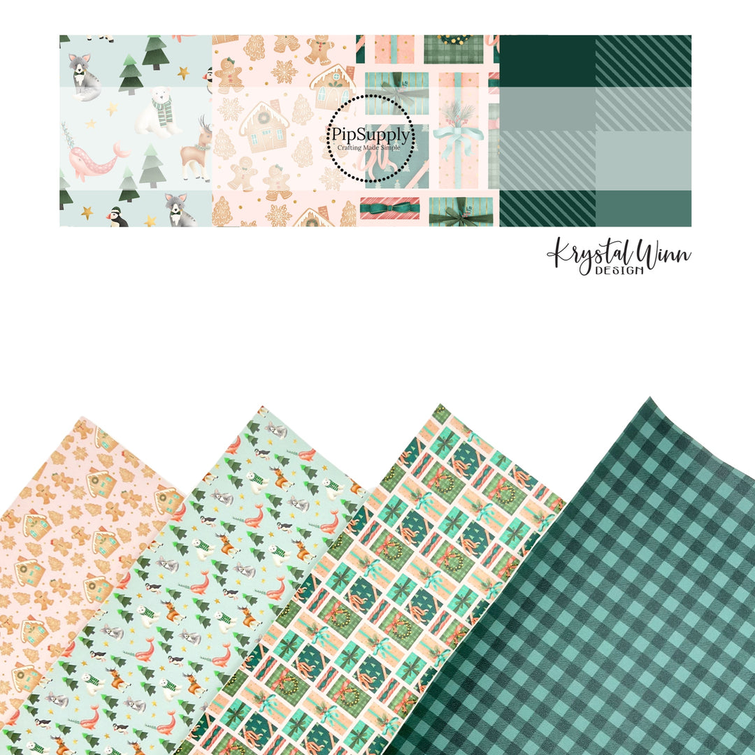 Good Tidings | Krystal Winn Design | Faux Leather