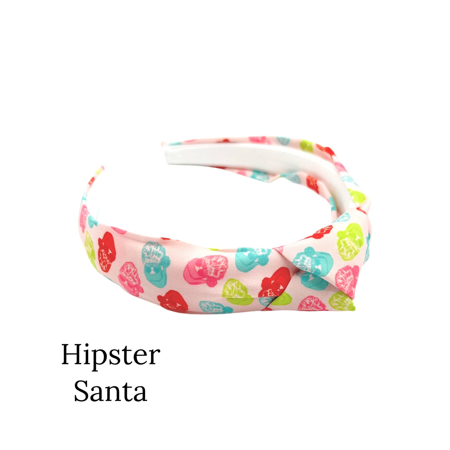 Hey Santa | The Peachy Dot | Knotted Headbands