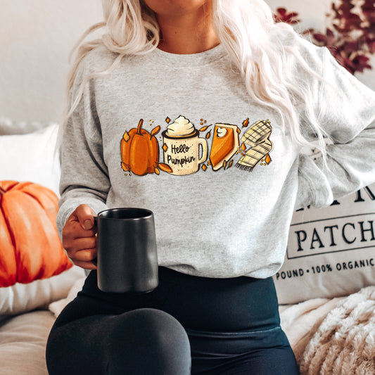 Sublimation or DTF Transfers | Light To Be | Hello Pumpkin