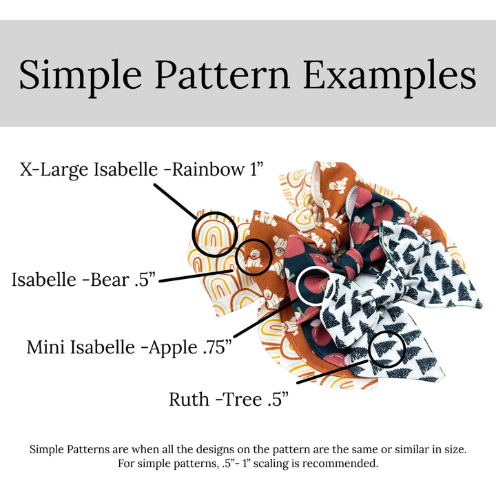 Bow Strips - Pick Your Pattern