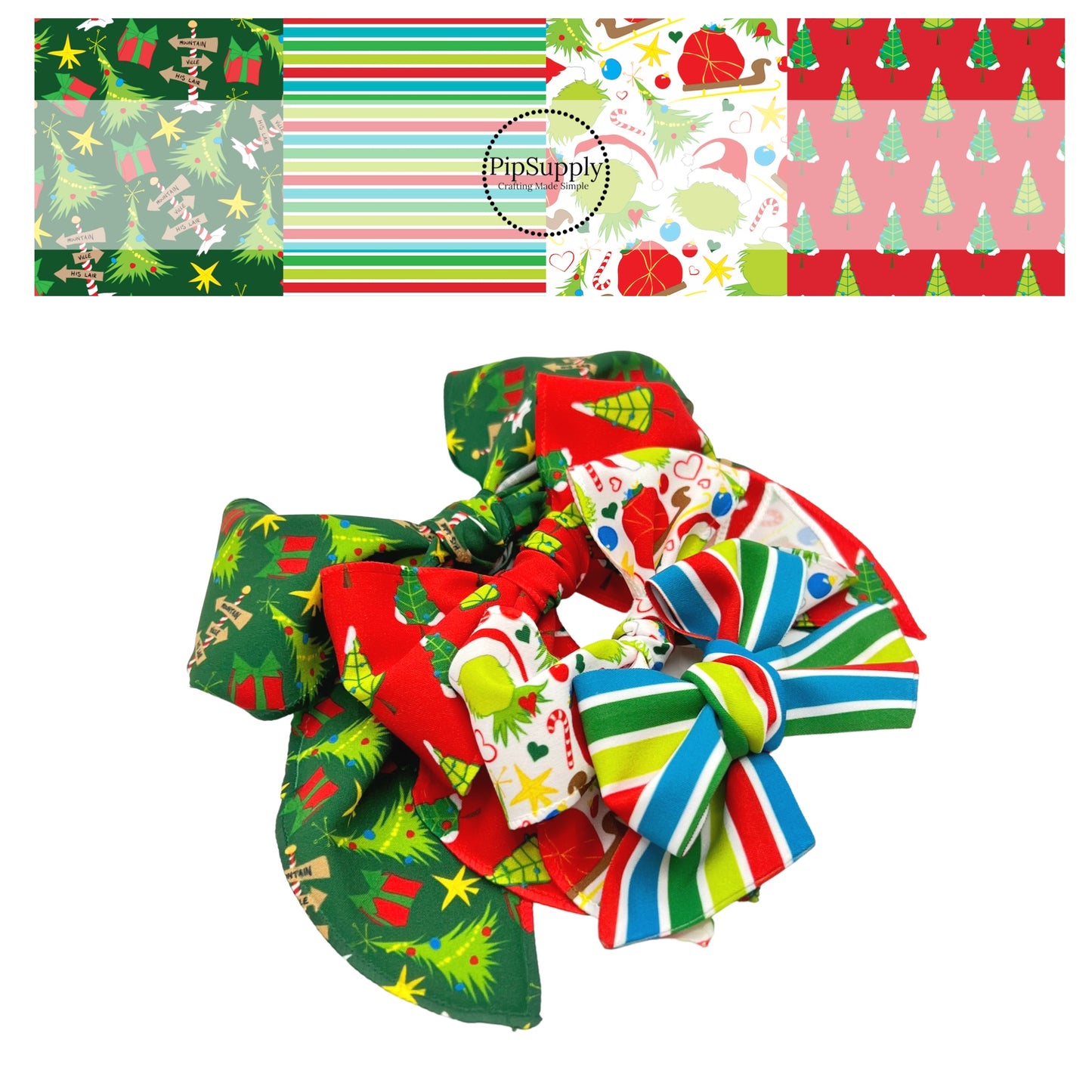 Can't Stop Christmas | PIP Supply | Bow Strips