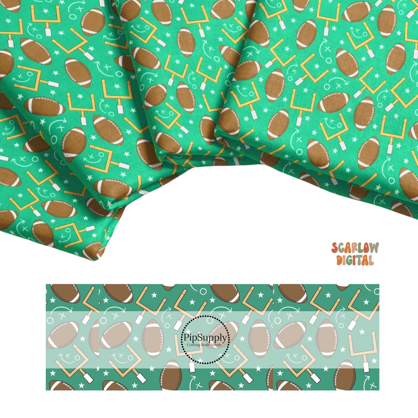 Endzone | Scarlow Design | Fabric By The Yard