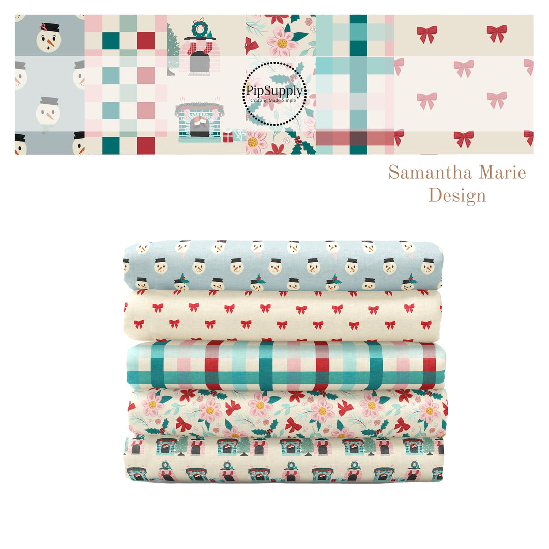 Home for The Holidays | Samantha Marie Designs | Fabric By The Yard