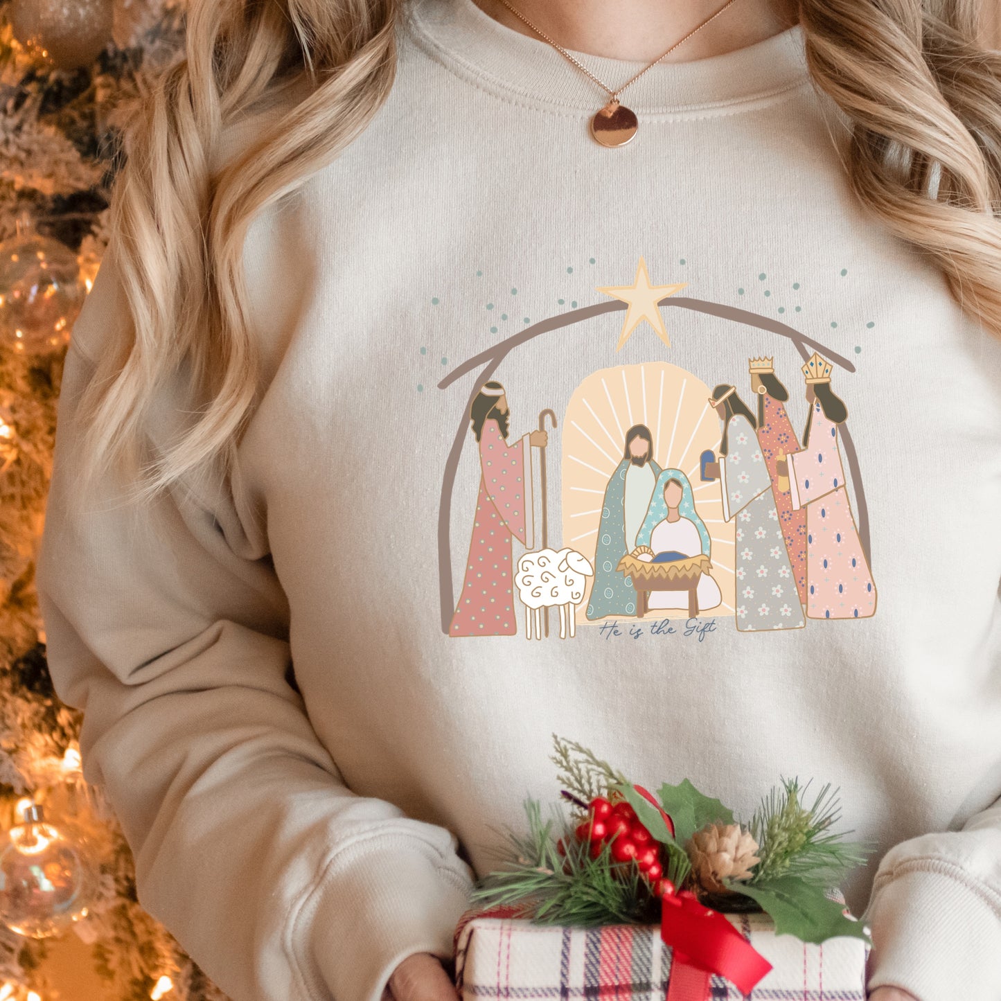 Sublimation or DTF Transfers | Hey Cute Design | Nativity Scene