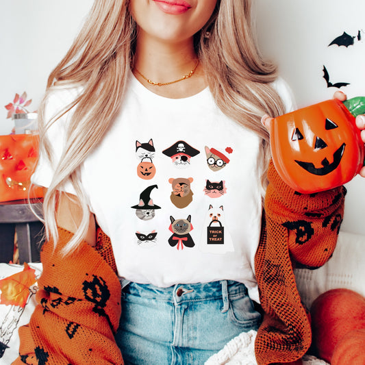 Sublimation or DTF Transfers | Hey Cute Design | Halloween Cats