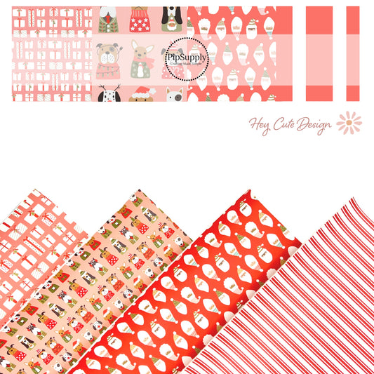 Coral Christmas | Hey Cute | Faux Leather