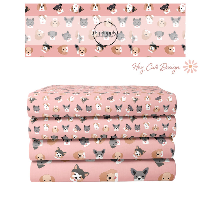 Valentine Fabric By The Yard | Puppy Love | Puppy Love