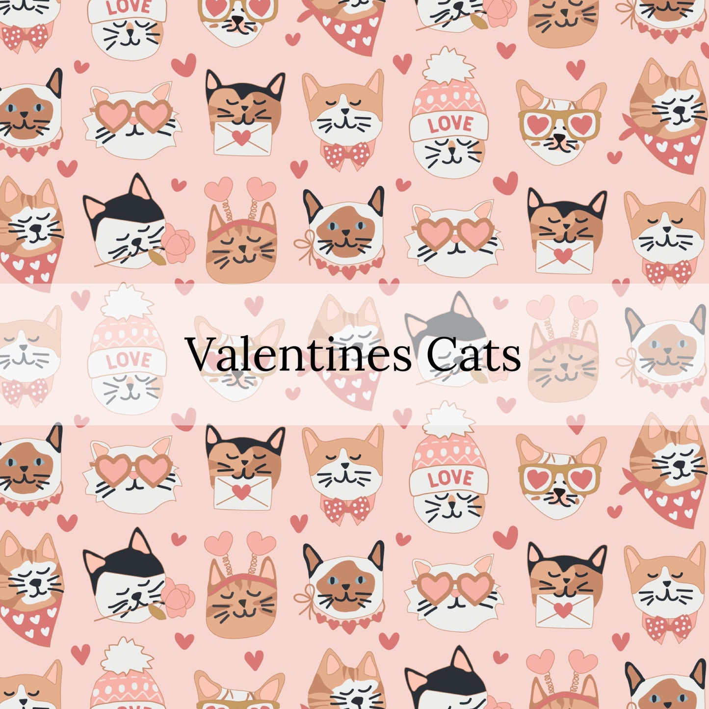 Valentine's Friends | Hey Cute Design | Bow Strips