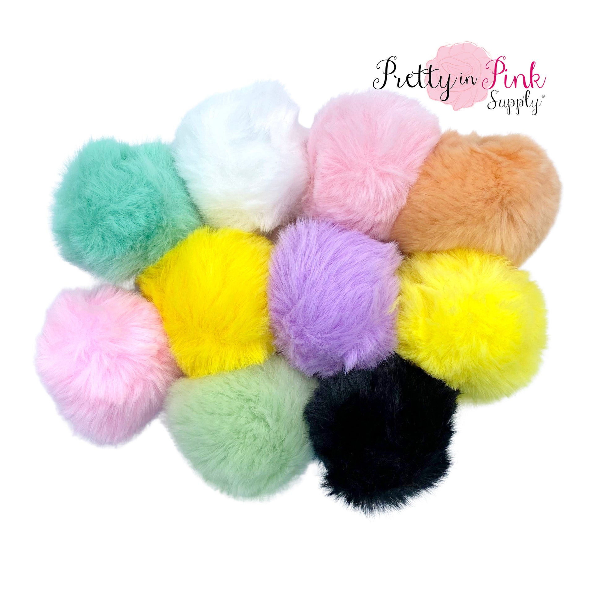 Soft Plush Fur Ball Keychain Fall Winter Pom Pom Cute Colorful Bag