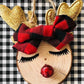 Small GLITTER PADDED Reindeer Antlers 2.5"- TLC - Pretty in Pink Supply