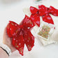 Christmas Shaker Bows | Pretty In Pink