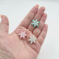 Glitter Snowflake Flat-back Resins