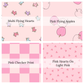 Pink high quality fabric adaptable for all your crafting needs. Make cute baby headwraps, fun girl hairbows, knotted headbands for adults or kids, clothing, and more! 